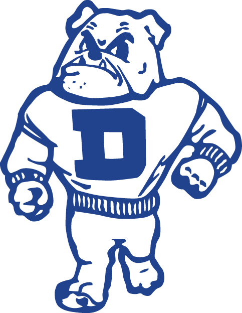 Drake Bulldogs 1956-2004 Primary Logo vinyl decal